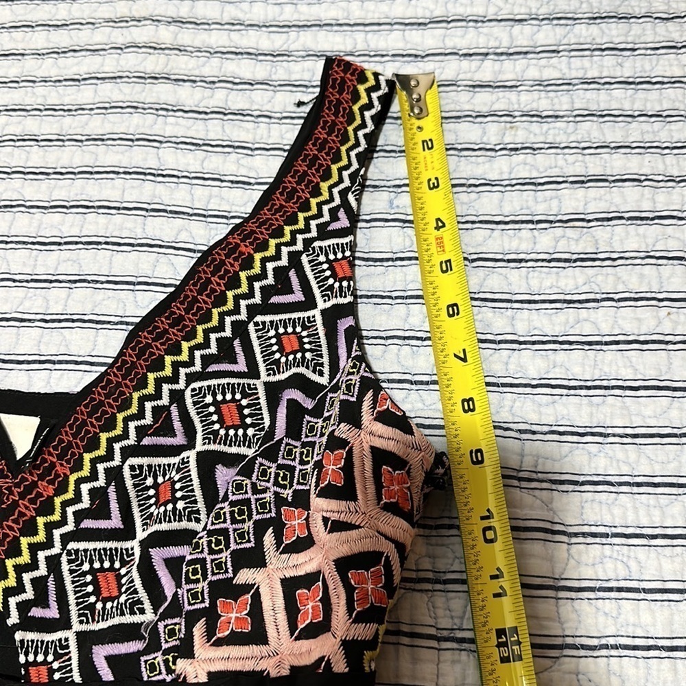 Anthropologie Geo-Embroidered Column Dress by Akemi + Kin size 6 - Picture 12 of 16